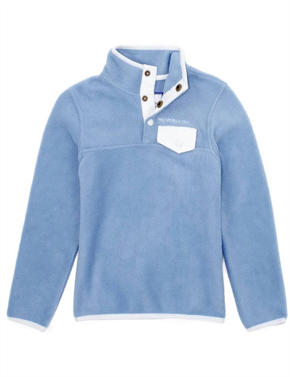 NEW PROPERLY TIED youth nova pullover in dusk blue